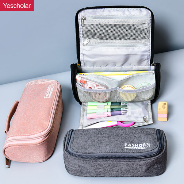 Fabric tote multi-function large-capacity new portable best pencil case YE7087