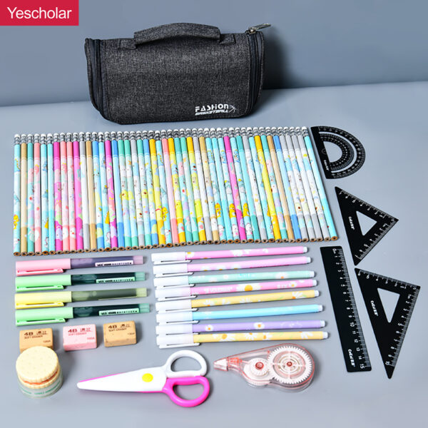 Fabric tote multi-function large-capacity new portable best pencil case YE7087