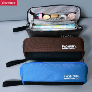 DM_20251020112035_001 Canvas portable retro multi-functional vintage simple pen storage pencil case YE7086