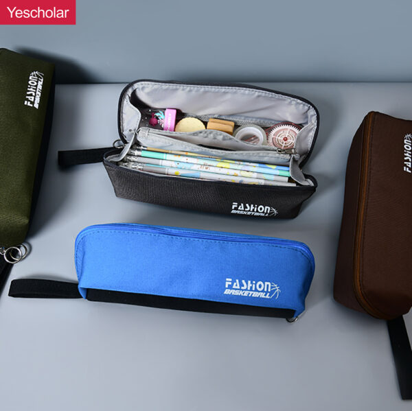 DM_20251020112036_001 Canvas portable retro multi-functional vintage simple pen storage pencil case YE7086