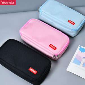 DM_20251020112856_001 Canvas Creative Net Red Macaron Large-capacity Japanese Portable Pencil case YE7085