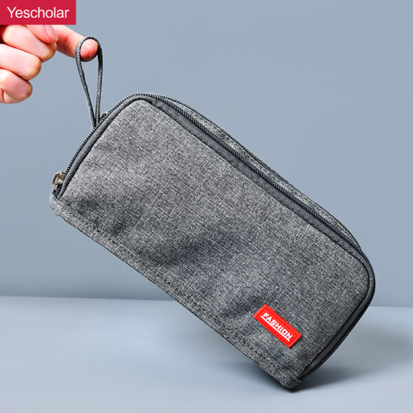 Canvas Korean style version of retro simple japanese style premium pencil case YE7078