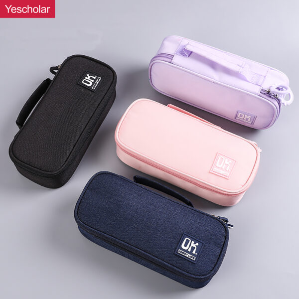 Canvas creative multi-function whiteboard can play draft retro pencil case YE6766