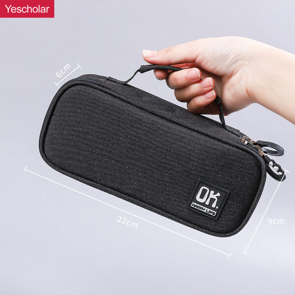 Canvas creative multi-function whiteboard can play draft retro pencil case YE6766