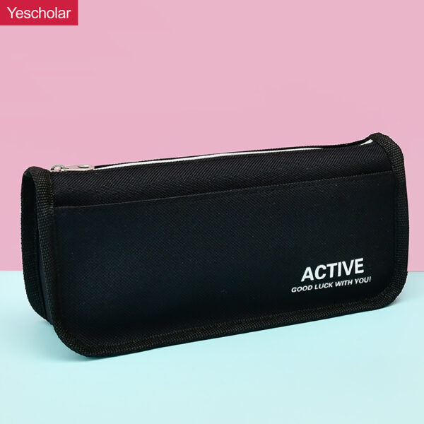 DM_20251020133840_001 Canvas with compartments Double Zipper Kindergarten Wholesale Pencil Case with slots YE7009