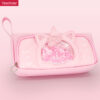 DM_20251020141539_001 (1) Canvas pink Cartoon Transparent glitter Window Quicksand multifunction Pencil Case YE7162