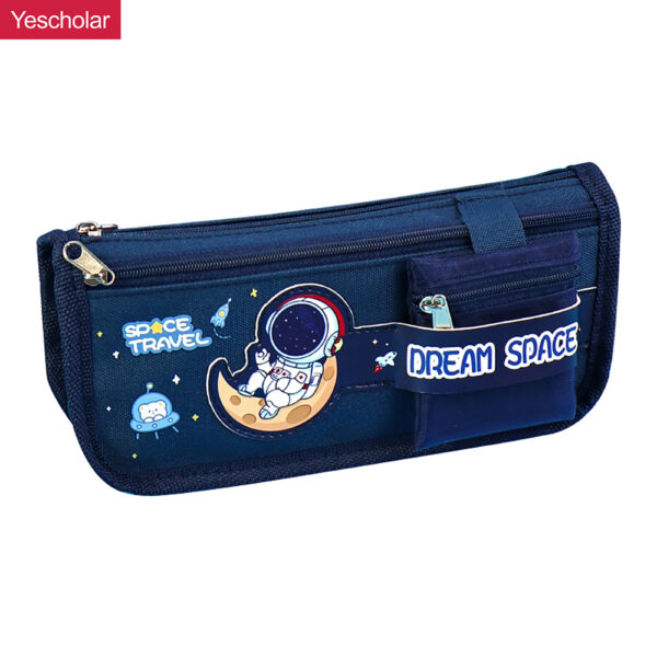 DM_20251020143105_001 Canvas pencil case Japanese junior high school student multifunctional pencil case YE7196