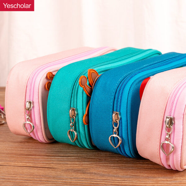 DM_20251020144252_001 Canvas cartoon cute animal pattern zipper waterproof pencil case YE5962