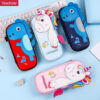 DM_20251020145122_001 EVA 3D Cute unicorn fashion processing custom creative rainbow pencil case YE6763