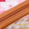 Transparent PVC large soft capacity student cute simple cartoon pencil case YE7186+YE7180