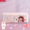 DM_20251020153237_001 hard Plastic Waterproof Anime Cartoon Combination with code lock Astronaut Pencil Case YE7502