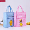 DM_20251020153846_001 Canvas Student Korean Version Creative Handbag Carrying nylon mesh Tutoring Bag YE8001