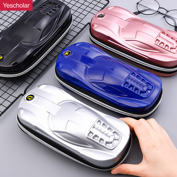 ABS 3D cartoon sports car model small car shape large capacity pencil case YE5897