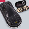 ABS 3D cartoon sports car model small car shape large capacity pencil case YE5897