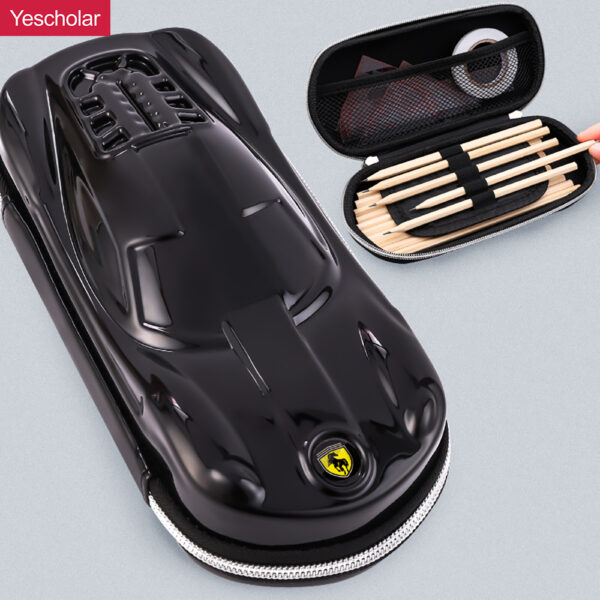 ABS 3D cartoon sports car model small car shape large capacity pencil case YE5897