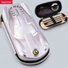 ABS 3D cartoon sports car model small car shape large capacity pencil case YE5897
